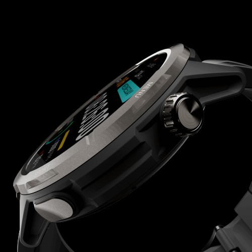 AGM Agm Λουράκι Μαύρο για Legion Smartwatch 22mm