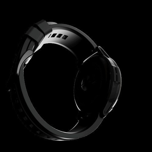 AGM Agm Λουράκι Μαύρο για Legion Smartwatch 22mm