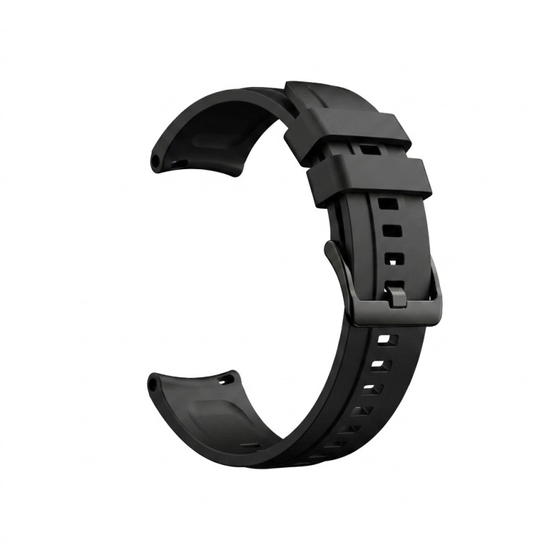 AGM Agm Λουράκι Μαύρο για Legion Smartwatch 22mm
