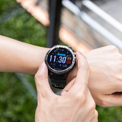 AGM Agm Λουράκι Μαύρο για Legion Pro Smartwatch 22mm