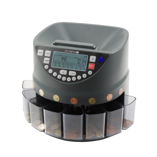 Olympia Olympia CC 300 – Μετρητής Κερμάτων με LCD Οθόνη & Λειτουργία Batch