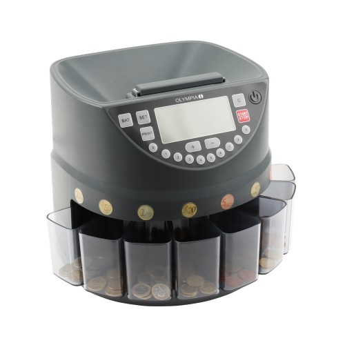 Olympia Olympia CC 300 – Μετρητής Κερμάτων με LCD Οθόνη & Λειτουργία Batch