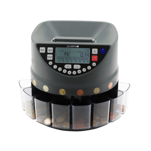 Olympia Olympia CC 300 – Μετρητής Κερμάτων με LCD Οθόνη & Λειτουργία Batch