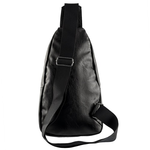 NSP  Nsp N121 Force Δερμάτινο Τσαντάκι Crossbody 5.7L (Μαύρο) (8387821)