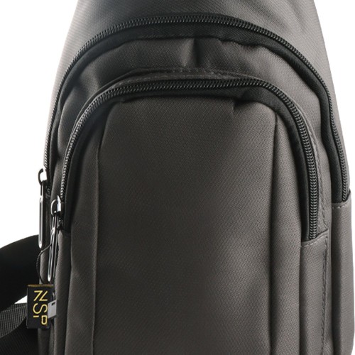 NSP  Nsp N123 Τσαντάκι Ώμου Crossbody Αδιάβροχο 5.7L (Σκούρο Γκρι) (8387852)