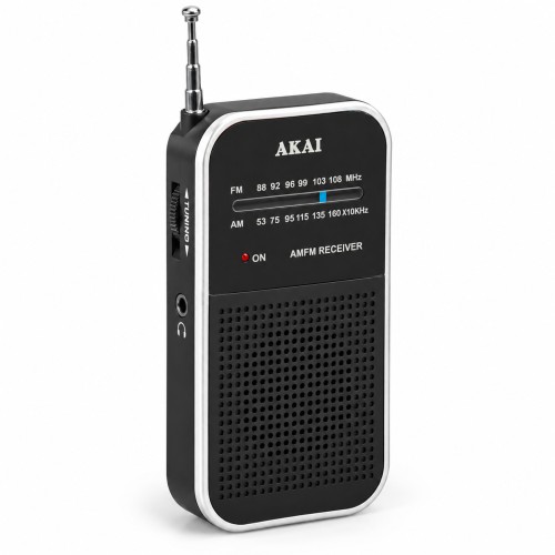 Akai Akai APR-351 – Mini Φορητό Ραδιόφωνο AM/FM με Τηλεσκοπική Κεραία & Έξοδο Ακουστικών