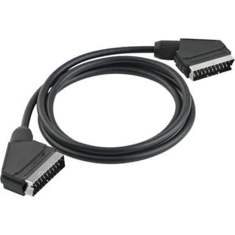 Osio Osio OSK-1161 Καλώδιο SCART αρσενικό σε αρσενικό 1,5m (Μαύρο)