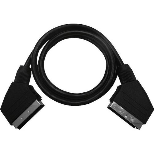 Osio Osio OSK-1161 Καλώδιο SCART αρσενικό σε αρσενικό 1,5m (Μαύρο)