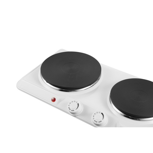First Austria First Austria FA-5083-5-WI Διπλή ηλεκτρική εστία κουζίνας 2500W (Λευκό)