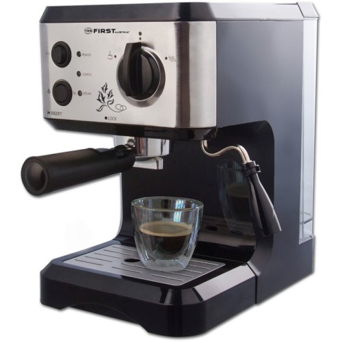 First Austria Μηχανή Espresso FA5476-1 (199203-0002) 1050W Πίεσης 15bar Γκρι