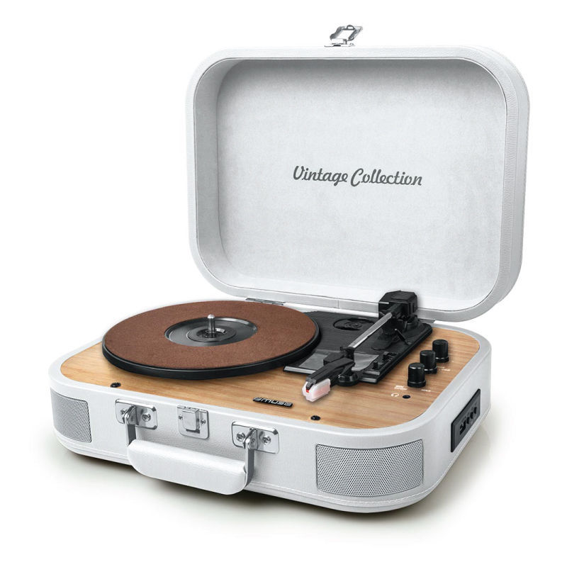 Muse Πικάπ MT-201WW (230194) Λευκό με Bluetooth και USB