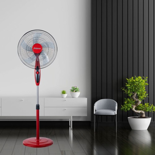 Primo Ανεμιστήρας Ορθοστάτης PRSF-80643 45εκ. Κόκκινος 