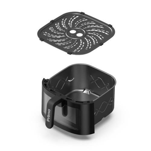 Primo Φριτέζα Αέρα PRAF-40459 Digital 8L 1800W με παράθυρο Μαύρη