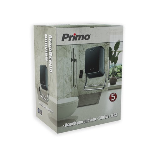Primo Αερόθερμο Μπάνιου Τοίχου PRBH-81122 2000W