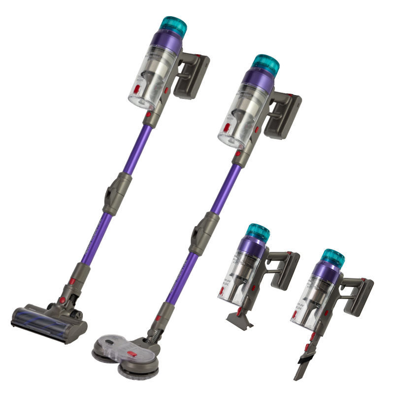 Primo Σκούπα Επαναφορτιζόμενη Stick PRVC-40507 Apollo Aqua Flex 3σε1 29.6V BLDC μοτέρ Γκρι-Μωβ