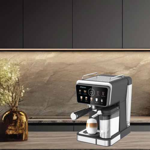 Primo Μηχανή Espresso PREM-40532 Hot & Cold 3σε1 20Bar Digital Μαύρη-Inox