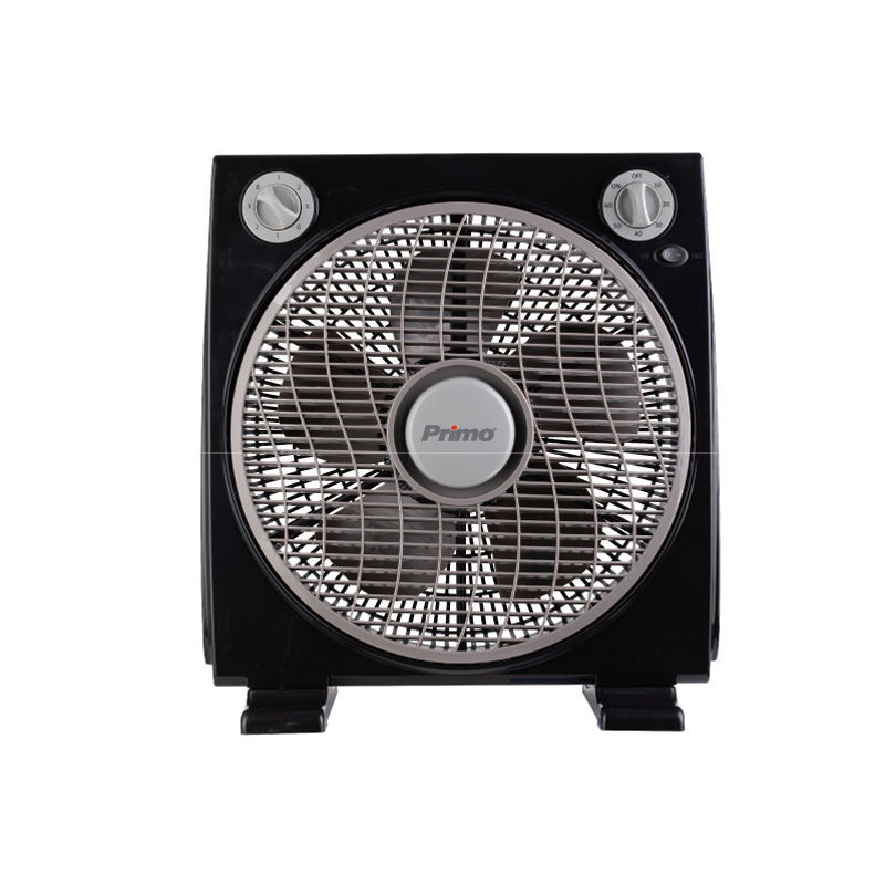 Primo Ανεμιστήρας Box Fan PRBF-80556 Primo 12'' 30εκ. Μαύρος-Γκρι