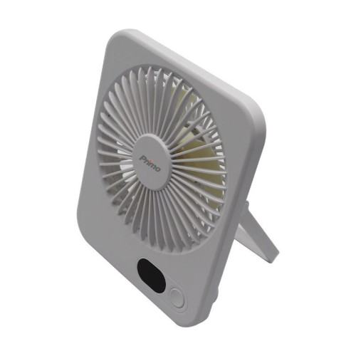Primo Ανεμιστήρας Mini PRMF-80692 5'' 12.5cm Λευκός Επαναφορτιζόμενος
