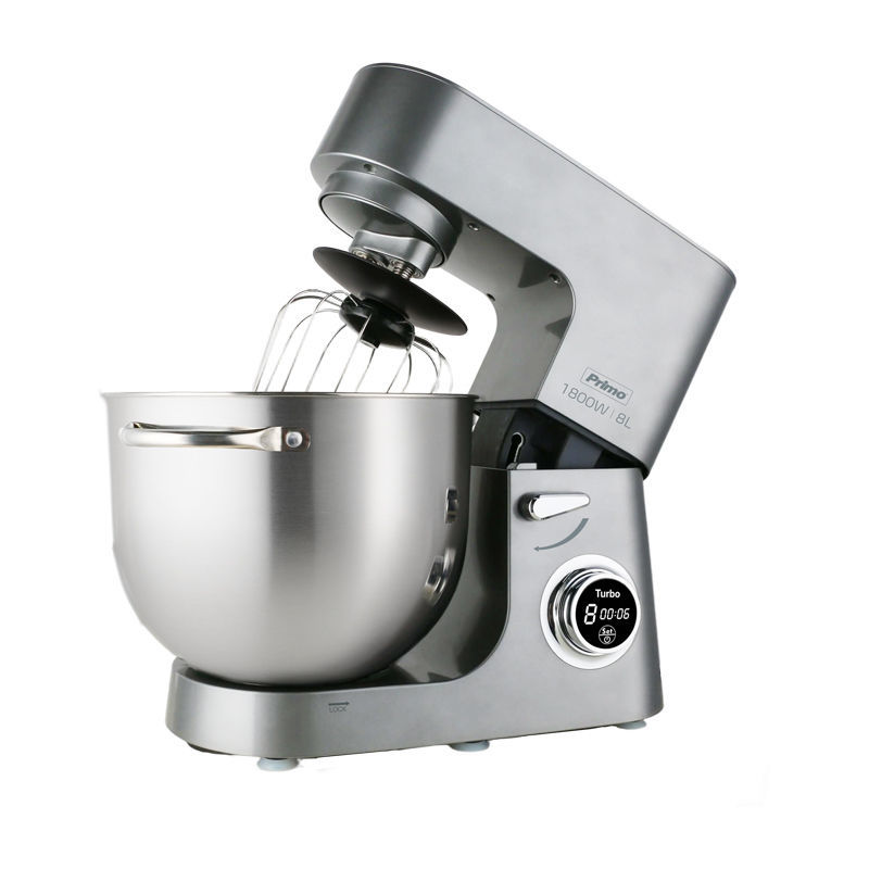 Primo Κουζινομηχανή PRMB-40529 Primo Digital με ανοξείδωτο κάδο 8L 1800W Ανθρακί