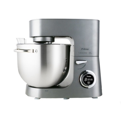 Primo Κουζινομηχανή PRMB-40529 Primo Digital με ανοξείδωτο κάδο 8L 1800W Ανθρακί