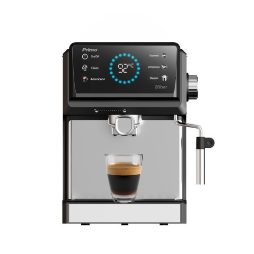 Primo Μηχανή Espresso PREM-40542 Primo 3σε1 20Bar Digital Μαύρη-Inox