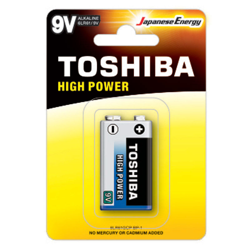 Toshiba Μπαταρία TOSHIBA 9V - 6LR61GCP BP-1
