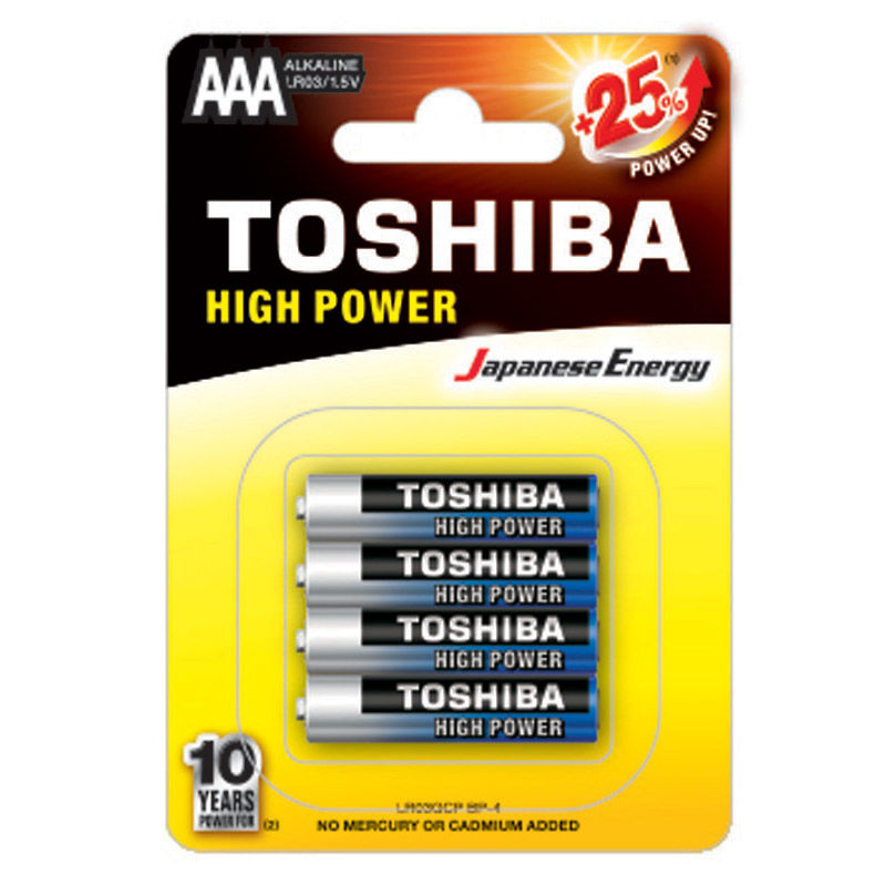 Toshiba Μπαταρία TOSHIBA AAA - LR03GCP BP-4