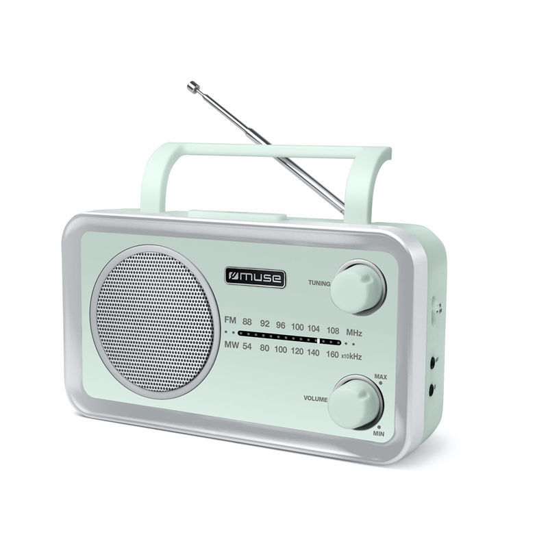 Muse Ραδιόφωνο MF-060 AG MUSE Μπαταρίας-Ρεύματος Αναλογικό Πράσινο