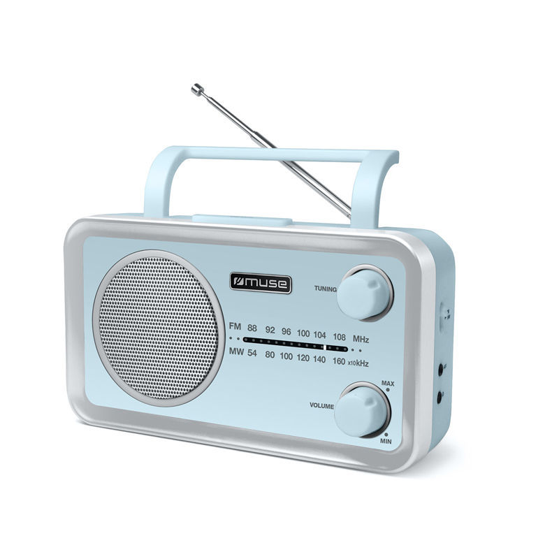 Muse Ραδιόφωνο MF-060 VB MUSE Μπαταρίας-Ρεύματος Αναλογικό Γαλάζιο