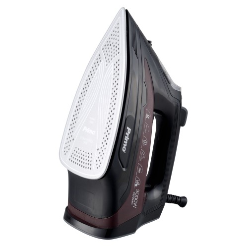 Primo Σίδερο ατμού PRSI-40313 Primo Κεραμική πλάκα 3000W Anti-drip-Anti-calc-Auto shut-off Μαύρο-Μπορντώ