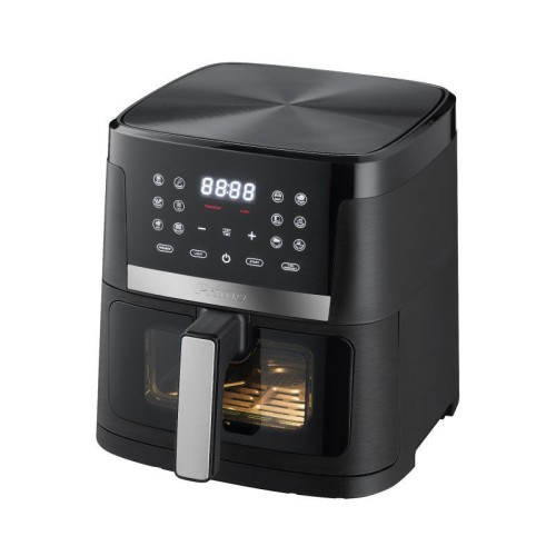 Primo Φριτέζα Αέρος PRAF-40423 Primo Digital 7.5L 1800W με παράθυρο Μαύρη/Inox