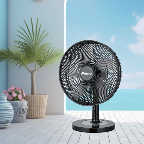 Primo Ανεμιστήρας Επιτραπέζιος PRTF-80707 Primo 16'' 40εκ. Μαύρος