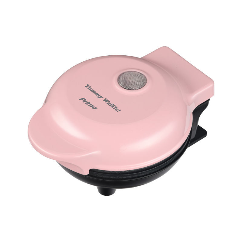 Primo Βαφλιέρα mini PRWM-40546 Primo 500W Αντικολλητικές πλάκες, Ροζ