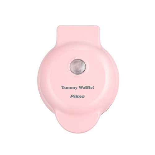 Primo Βαφλιέρα mini PRWM-40546 Primo 500W Αντικολλητικές πλάκες, Ροζ