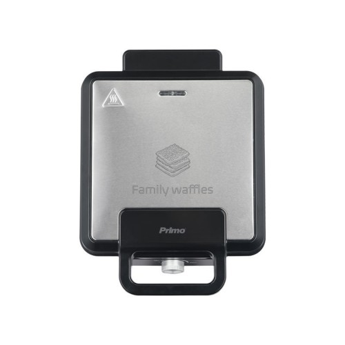 Primo Βαφλιέρα PRWM-40548 Primo 4 θέσεων 1500W κεραμικές marble πλάκες Inox/Μαύρη