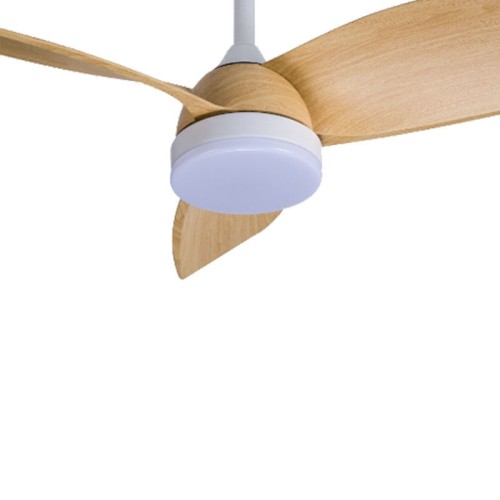 Primo Ανεμιστήρας Οροφής PRCF-80661 PRIMO 36'' 91εκ. DC Με Τηλεχειριστήριο 1 Φως LED Λευκός με 3 ξύλινα φτερά