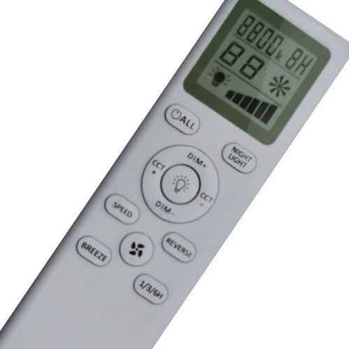 Primo Ανεμιστήρας Οροφής PRCF-80722 Primo 52'' 132εκ. Με Τηλεχειριστήριο 1Φως LED 3Φτερά Μαυρος με ξύλινα φτερά