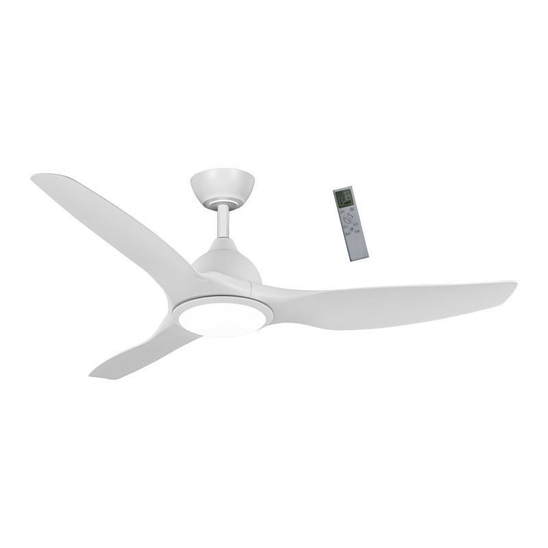 Primo Ανεμιστήρας Οροφής PRCF-80723 Primo 52'' 132εκ. Με Τηλεχειριστήριο 1Φως LED 3Φτερά Λευκός