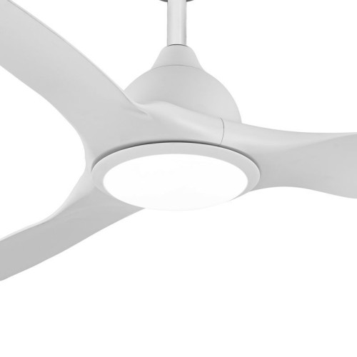 Primo Ανεμιστήρας Οροφής PRCF-80723 Primo 52'' 132εκ. Με Τηλεχειριστήριο 1Φως LED 3Φτερά Λευκός