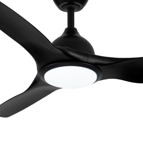 Primo Ανεμιστήρας Οροφής PRCF-80724 Primo 52'' 132εκ. Με Τηλεχειριστήριο 1Φως LED 3Φτερά Μαύρος