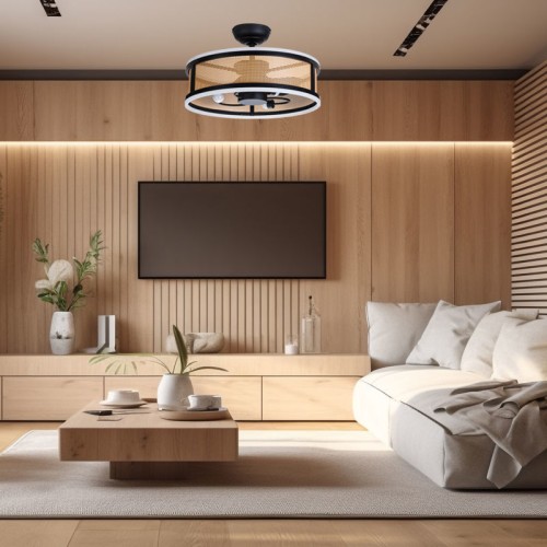 Primo Ανεμιστήρας Οροφής PRCF-80657 PRIMO 24'' 60εκ. DC Με Τηλεχειριστήριο 3 Φώτα LED