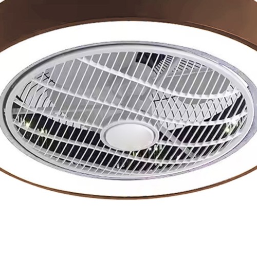 Primo Ανεμιστήρας Οροφής PRCF-80669 Primo DC 19'' 48εκ. Με Τηλεχειριστήριο 1Φως LED Λευκός-Καφέ