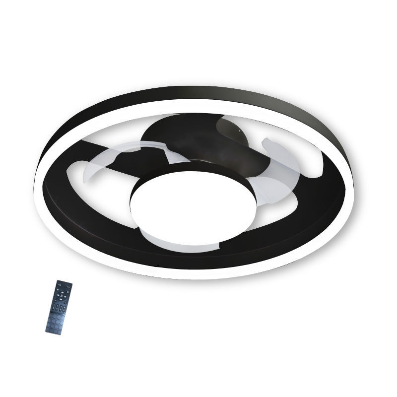 Primo Ανεμιστήρας Οροφής PRCF-80725 Primo 20'' 50εκ. Με Τηλεχειριστήριο 1Φως LED 3 Φτερά Μαύρος