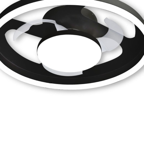 Primo Ανεμιστήρας Οροφής PRCF-80725 Primo 20'' 50εκ. Με Τηλεχειριστήριο 1Φως LED 3 Φτερά Μαύρος