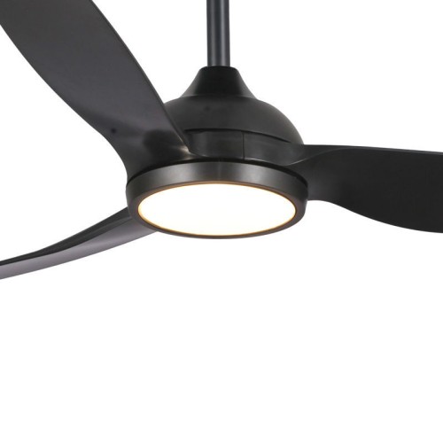 Primo Ανεμιστήρας Οροφής PRCF-80728 PRIMO 52'' 132εκ. Με Τηλεχειριστήριο 1 Φως LED 3Φτερά IP66 με WiFi Μαύρος