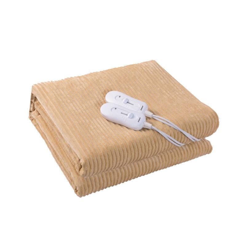 Primo Ηλεκτρικό Επίστρωμα Διπλό PREB-81082 (810082) Stripe Flannel 160x140cm Μπέζ