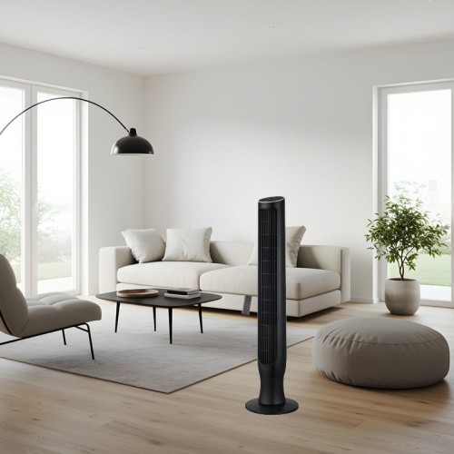 Primo Ανεμιστήρας Πύργος PRTF-80731 Primo 42'' 107εκ. Με Τηλεχειριστήριο Μαύρος