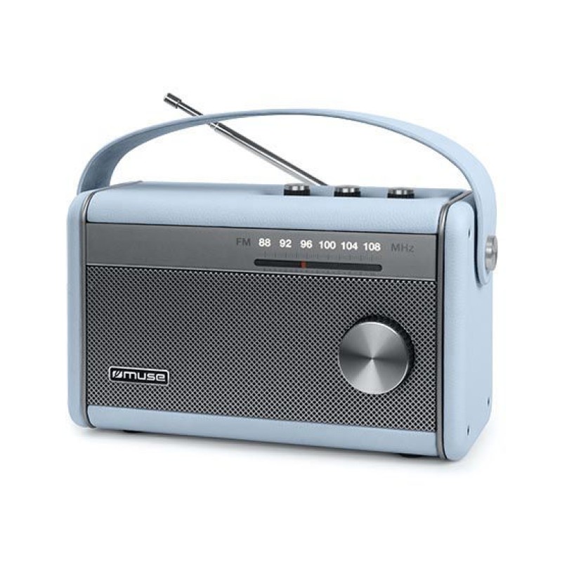 Muse Ραδιόφωνο M-098VB MUSE Μπαταρίας-Ρεύματος με Bluetooth Μπλε