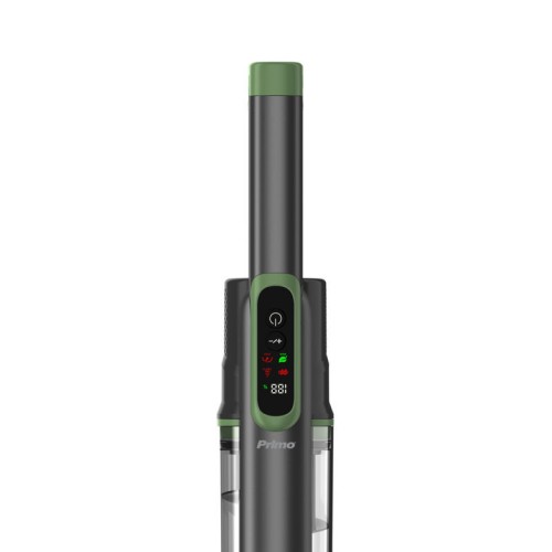 Primo Σκούπα 2σε1 PRVC-40572 Primo Apollo Slim Επαναφορτιζόμενη BLDC 14.8V - 200W Ανθρακί-Πράσινη