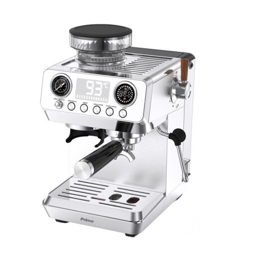Primo Μηχανή Espresso με μύλο καφέ PREM-40573 Primo Hot&Cold 20bar Digital Inox
